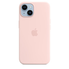 iPhone 14 Silicone Case With MagSafe Chalk Pink