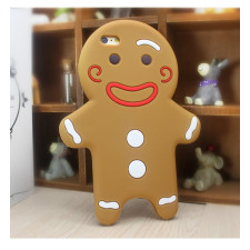 Cute 3D Gingerbread Man Cookie Case for iPhone 7 / 8