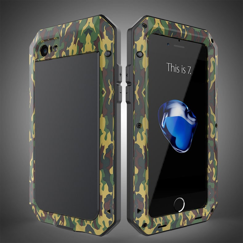Metal Camo Case for iPhone 7