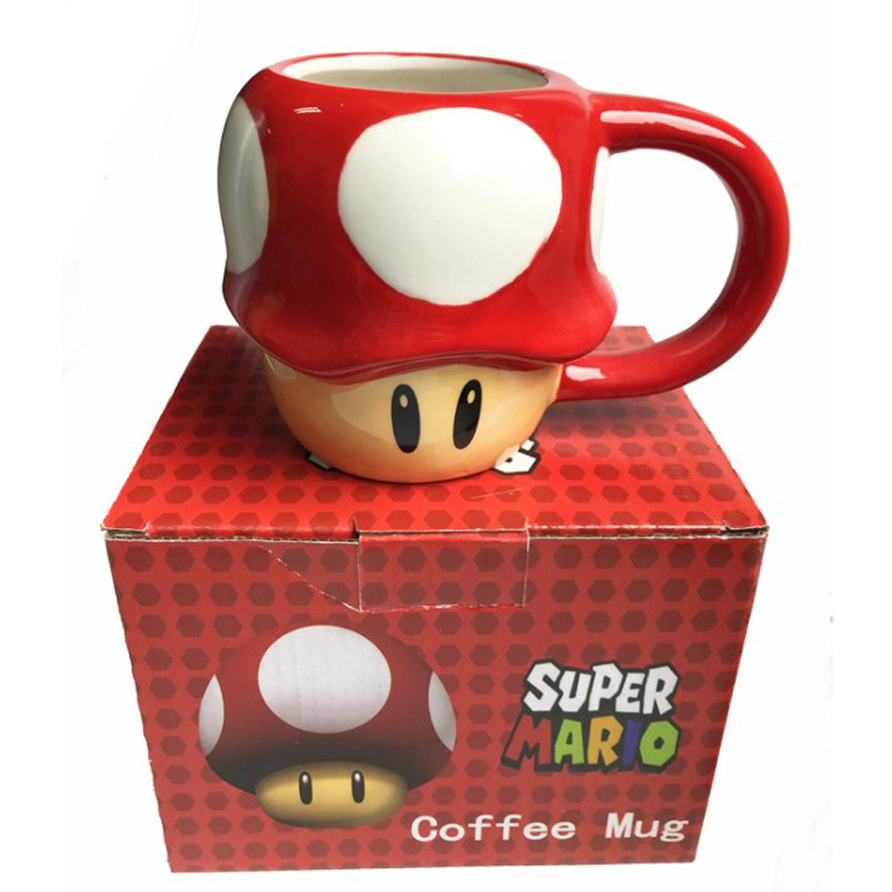 Super Mario Bros. Power-Up Mushroom Molded Mug