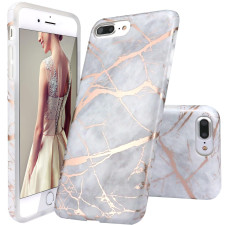 White Marble iPhone 8 7 Plus Case