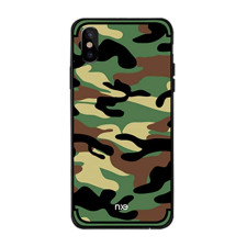 Army Camo Protective Shockproof Case for iPhone X XS