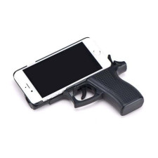 3D Toy Gun Shape Hard Shell Protective Case Cover for iPhone X XS