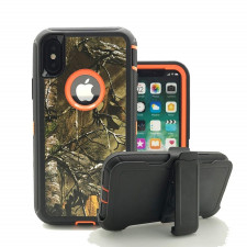 iPhone Xs MAX Realtree Case with Belt Clip Orange