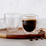 6x Café Barista Heat Resistant Glass Espresso Coffee Cup Dirty Ice Latte 125ml