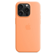 iPhone 15 Pro Silicone Case With MagSafe Orange Sorbet