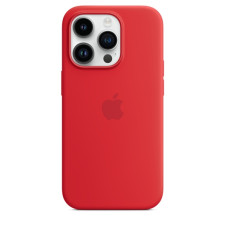 iPhone 14 Pro Silicone Case With MagSafe Red