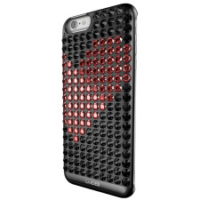 iPhone 6 6s Plus Lucien Hearts Black Red Jewel Case