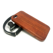 Hand Crafted Cherry Wood Slider Case for iPhone 6 6s Plus