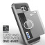 Verus Satin Silver Galaxy S6 Case Damda Slide Series