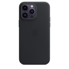 iPhone 14 Pro Max Leather Case with MagSafe Midnight