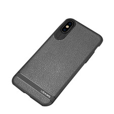 Grain Leather iPhone X XS Super Thin Case