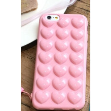 Jelly Heart iPhone 6 6s Plus Case with Lanyard
