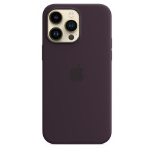 iPhone 14 Pro Max Silicone Case With MagSafe Elderberry