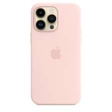 iPhone 14 Pro Max Silicone Case With MagSafe Chalk Pink