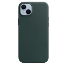 iPhone 14 Plus Leather Case with MagSafe Forest Green