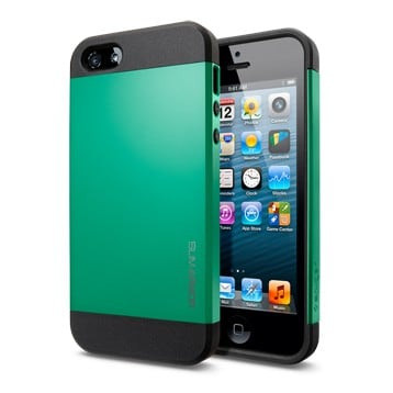 SGP Spigen iPhone 5 Case Slim Armor Emerald Green