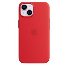 iPhone 14 Silicone Case With MagSafe Red