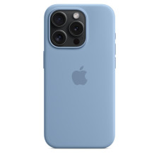 iPhone 15 Pro Silicone Case With MagSafe Winter Blue
