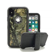 iPhone Xs MAX Realtree Case with Belt Clip Black