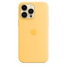 iPhone 14 Pro Max Silicone Case With MagSafe Sunglow