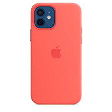 iPhone 12 / 12 Pro Silicone Case with MagSafe - Pink Citrus