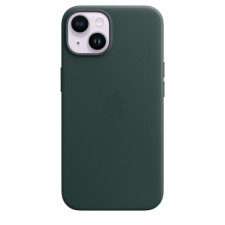 iPhone 14 Leather Case with MagSafe Forest Green