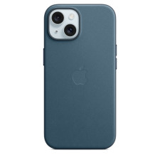 iPhone 15 FineWoven Case with MagSafe Pacific Blue