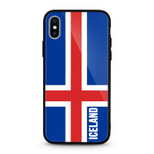 Iceland Flag Logo World Cup iPhone X XS Case