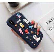 BT21 Silicone 3D Case iPhone X Xs