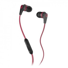 Skullcandy Ink'd 2 In Ear Headphones Black / Red with Mic 